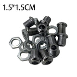 Maxbell 10x Air Vent with Gaskets Set 1/2" Percussion Accessories Gear Drum Strainer silvery