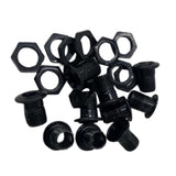 Maxbell 10x Air Vent with Gaskets Set 1/2" Percussion Accessories Gear Drum Strainer black