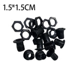 Maxbell 10x Air Vent with Gaskets Set 1/2" Percussion Accessories Gear Drum Strainer black