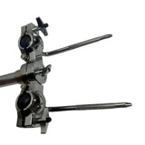 Maxbell Drum Arm Stand Rack Mount Double Tom Holder for Performances Studio Replaces