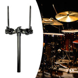 Maxbell Drum Arm Stand Rack Mount Double Tom Holder for Performances Studio Replaces