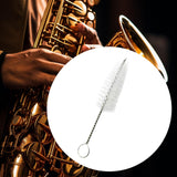 Maxbell Cleaning Brush Sturdy Multiuse White Brush Head for Saxophone Clarinet Flute style A