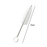 Maxbell Cleaning Brush Sturdy Multiuse White Brush Head for Saxophone Clarinet Flute style A
