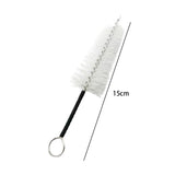Maxbell Cleaning Brush Sturdy Multiuse White Brush Head for Saxophone Clarinet Flute style B