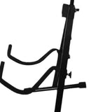 Maxbell Metal Cello Display Stand with Hook Folding Stand Portable Adjustable Height