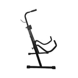 Maxbell Metal Cello Display Stand with Hook Folding Stand Portable Adjustable Height