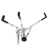 Maxbell Practice Drum Pad and Stand Adjustable Tripod Legs for Beginners Children Gray