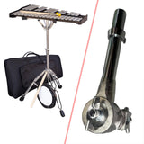 Maxbell Cymbal Attachment Clamp Mount Cymbal Clip Metal Long Tube Drum Clamp Adapter