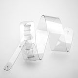 Maxbell Transparent Guitar Strap Widen PC Electric Guitar Strap for Folk Guitar Bass