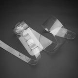 Maxbell Transparent Guitar Strap Widen PC Electric Guitar Strap for Folk Guitar Bass