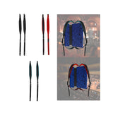 Maxbell Accordion Shoulder Harness Strap Wear Resistant with Adjustable Buckles Black