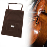 Maxbell Flocking Fabric Cello Cover Musical Instrument Sleeve Cello Protective Cover B For side plate