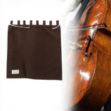 Maxbell Flocking Fabric Cello Cover Musical Instrument Sleeve Cello Protective Cover D For side plate