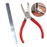 Maxbell Guitar Fret Wire Puller Pliers Accessories Flat Head for Bass Ukulele Guitar
