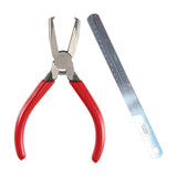 Maxbell Guitar Fret Wire Puller Pliers Accessories Flat Head for Bass Ukulele Guitar