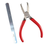 Maxbell Guitar Fret Wire Puller Pliers Accessories Flat Head for Bass Ukulele Guitar