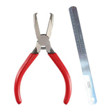 Maxbell Guitar Fret Wire Puller Pliers Accessories Flat Head for Bass Ukulele Guitar