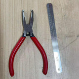 Maxbell Guitar Fret Wire Puller Pliers Accessories Flat Head for Bass Ukulele Guitar