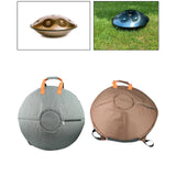 Maxbell Hand Drum Bag Percussion Instruments Profesional Backpack 22" Hand Drum Drum Bag gray