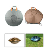 Maxbell Hand Drum Bag Percussion Instruments Profesional Backpack 22" Hand Drum Drum Bag gray