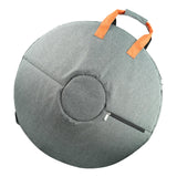 Maxbell Hand Drum Bag Percussion Instruments Profesional Backpack 22" Hand Drum Drum Bag gray