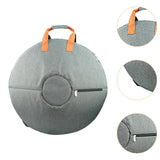 Maxbell Hand Drum Bag Percussion Instruments Profesional Backpack 22" Hand Drum Drum Bag gray