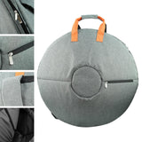 Maxbell Hand Drum Bag Percussion Instruments Profesional Backpack 22" Hand Drum Drum Bag gray
