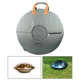 Maxbell Hand Drum Bag Percussion Instruments Profesional Backpack 22" Hand Drum Drum Bag gray