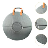 Maxbell Hand Drum Bag Percussion Instruments Profesional Backpack 22" Hand Drum Drum Bag gray