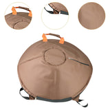 Maxbell Hand Drum Bag Percussion Instruments Profesional Backpack 22" Hand Drum Drum Bag brown
