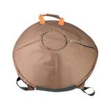 Maxbell Hand Drum Bag Percussion Instruments Profesional Backpack 22" Hand Drum Drum Bag brown