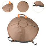 Maxbell Hand Drum Bag Percussion Instruments Profesional Backpack 22" Hand Drum Drum Bag brown