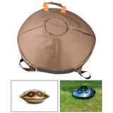 Maxbell Hand Drum Bag Percussion Instruments Profesional Backpack 22" Hand Drum Drum Bag brown