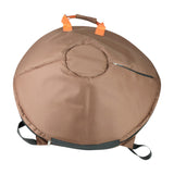 Maxbell Hand Drum Bag Percussion Instruments Profesional Backpack 22" Hand Drum Drum Bag brown