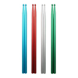 Maxbell 2Pcs Drum Sticks Classic Exercise Drumsticks for Beginners Children Exercise Blue