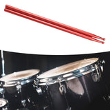 Maxbell 2Pcs Drum Sticks Classic Exercise Drumsticks for Beginners Children Exercise Red