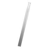 Maxbell 2Pcs Drum Sticks Classic Exercise Drumsticks for Beginners Children Exercise Argent