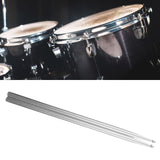Maxbell 2Pcs Drum Sticks Classic Exercise Drumsticks for Beginners Children Exercise Argent