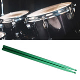 Maxbell 2Pcs Drum Sticks Classic Exercise Drumsticks for Beginners Children Exercise Green