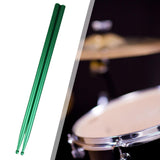 Maxbell 2Pcs Drum Sticks Classic Exercise Drumsticks for Beginners Children Exercise Green