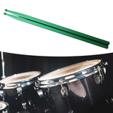 Maxbell 2Pcs Drum Sticks Classic Exercise Drumsticks for Beginners Children Exercise Green
