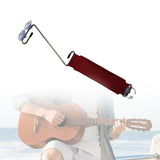 Maxbell Guitar Support Guitar Neck Support Stand Household for Bass Ukuleles Violins red