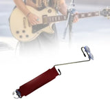 Maxbell Guitar Support Guitar Neck Support Stand Household for Bass Ukuleles Violins red