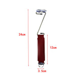 Maxbell Guitar Support Guitar Neck Support Stand Household for Bass Ukuleles Violins red