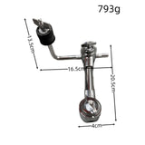 Maxbell Cymbal Attachment Clamp Mounting Clamp Metal Drum Kits Extension Stand Clamp