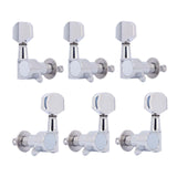 Maxbell 6Pcs 3L3R Acoustic Guitar Tuning Pegs for Electric Guitar Machine Head Parts Square