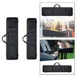 Maxbell Electric Piano Case 88Key Keyboard Case for Performance Music Studio Concert Large