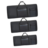 Maxbell 61 Key Keyboard Case Padded Electronic Piano Cover Case for Performance Tour Large