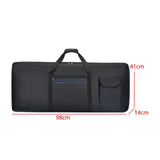 Maxbell 61 Key Keyboard Case Padded Electronic Piano Cover Case for Performance Tour Medium
