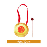 Maxbell Kids Small Gong Kids Gong Lion Dance Gong for Home Party Holiday Celebration 9cm